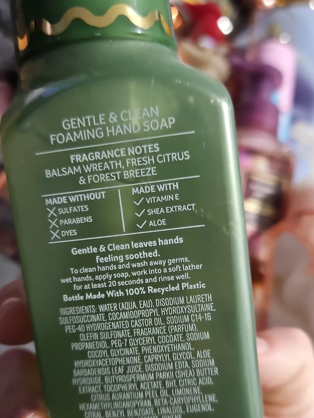 Bath & Body Works Winter Citrus Wreath Foaming Hand Soap